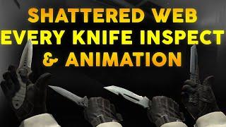 Operation Shattered Web All New Knives Inspect & Animations - CSGO