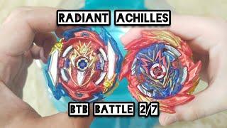 Radiant Achilles BTB Battle  part 27  Beyblade Burst Sparking  ベイブレードバーストスーパーキング