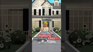 Bloxburg is Becoming FREE‼️ Everything We Know & New Updates #bloxburg #roblox #shorts