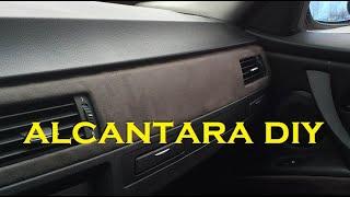 How To Wrap Alcantara On Your Dash Trim BMW E90 LCI 328i DIY