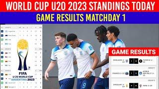 Hasil Piala Dunia U20 2023 Tadi Malam & Klasemen Piala Dunia U20 ¦ U20 World Cup Argentina 2023