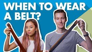 When Should a Man Wear a Belt?