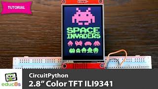 Raspberry Pi Pico ILI9341 display tutorial using CircuitPython