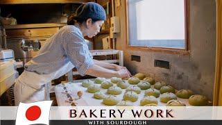 Solo Female Baker Production and Sales   Sourdough bread making in Japan  Documentary
