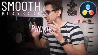 SMOOTH PLAYBACK in DaVinci Resolve - Optimized Media Proxies & Render Cache Tutorial