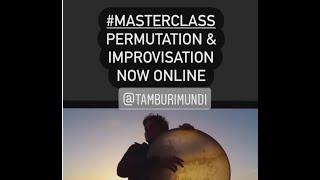 Masterclass permutation & improvisation on #framedrums with Nora Thiele