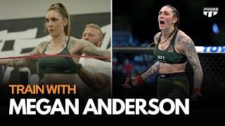 Megan Anderson Trains Upper Body With Coach Phil Daru