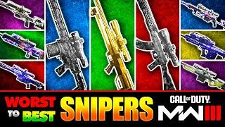 Modern Warfare 3 Sniper Rifles Ranked WORST to BEST including MW2 Snipers