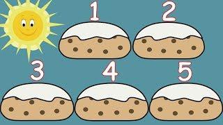 Five Currant Buns in a Bakers Shop Nursery Rhyme for babies and toddlers from Sing and Learn