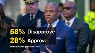 Eric Adams 28% approval rating is lowest by NYC mayor in over quarter century poll