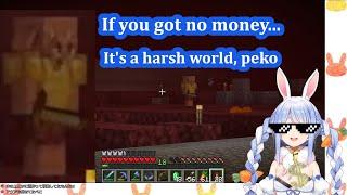 Pekora is very excited about the Nether update 【HololiveEng Sub】【Minecraft】