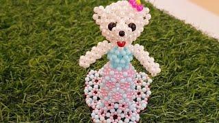 How to make beaded bear. part 2