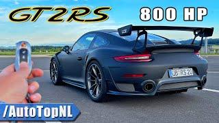 800HP PORSCHE 911 GT2 RS  REVIEW on AUTOBAHN NO SPEED LIMIT by AutoTopNL