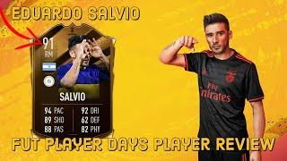 FIFA 20 SALVIO 91 PLAYER REVIEW  SALVIO FUT PLAYER DAYS PLAYER REVIEW FIFA 20 ULTIMATE TEAM