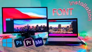 How to Install Fonts in Windows 11 10 8 7  LaptopPC me Hindi Fonts kaise Dale