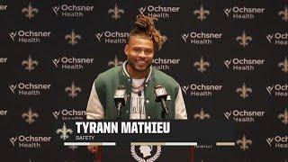 Tyrann Mathieu talks Saints Defense  Saints-Panthers Postgame  2024 NFL Week 1