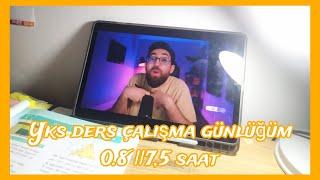 Yks ders çalışma günlüğüm 0.8 75 saat