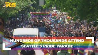 Hundreds of thousands attend Seattles Pride Parade Sunday