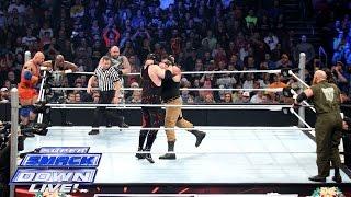 Demon Kane Ryback & The Dudley Boyz vs. The Wyatt Family SuperSmackDown December 22 2015