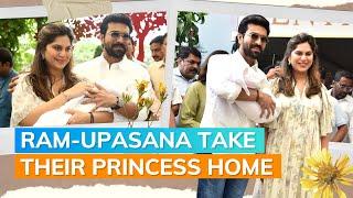 Ram Charan & Upasana Konidela Make First Public Appearance With Their Baby Girl