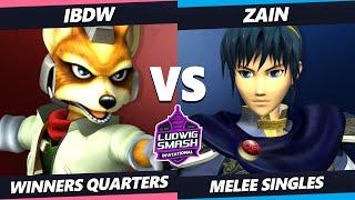 Ludwig Invitational - Zain Marth Vs. iBDW Fox SSBM Melee Tournament