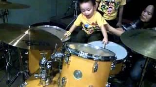 Baby Janshen Plays The Drum