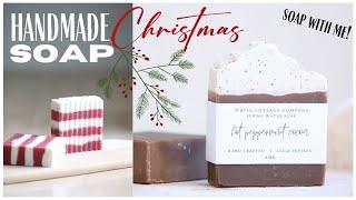 Christmas Soap Ideas  Christmas Soap Release  Relaxing Soaping Video  Soap with Me