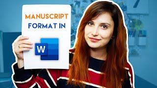 How To Format A Novel In Microsoft Word For Submitting To Agents And Publishers