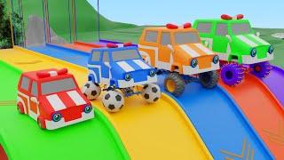 Bath Song - Baby Songs - Fun Cars Cartoon For kids - Beep Cars Nursery Rhymes & Kids Songs
