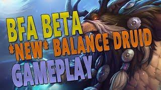 *NEW* BALANCE BOOMKIN DRUID GAMEPLAY - BfA BETA  Waycrest Manor Dungeon  Battle for Azeroth