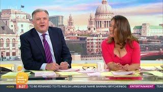 Susanna Reid - Cleavage GMB 17Apr2023