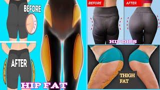 LOSE HIP FAT + THIGH FAT  FIX HIP DIPS  EASY FLOOR EXERCISE TO REDUCE HIP FAT BROAD HIP WORKOUT