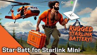 Starlink Mini Rugged Case with 24hr Battery - Star-Batt Mini