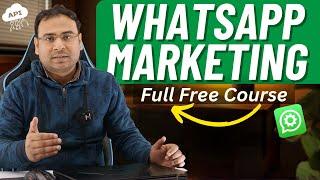 Learn Complete Whatsapp Marketing & Automation in Single Video Hindi- Umar Tazkeer