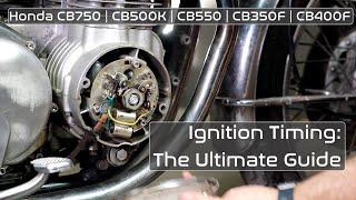 Setting the Ignition Timing On Your Honda CB500K  CB550  CB750  CB350F  CB400F