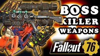 The Best Weapon to Kill End Game Bosses - Top 10 Weapons - Fallout 76