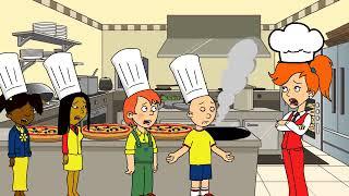 Caillou Fails The Cooking Class and gets Grounded