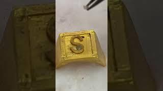 24k Gold ring making