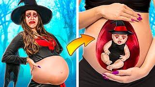 Witch Gets Pregnant Creative PREGNANCY Hacks & Struggles