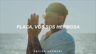 Kapo - UWAIE Letra Flaca vos sos hermosa y te mereces todo