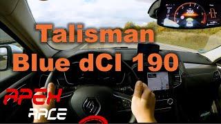  2022 Renault Talisman Blue dCi 190 EDC  POV Test Drive  Top Speed  0- 100 KmH