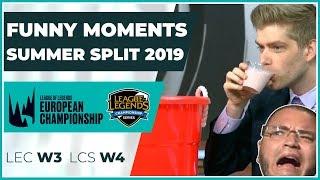 Funny Moments LCS & LEC Episode 4  LoL Summer Split 2019