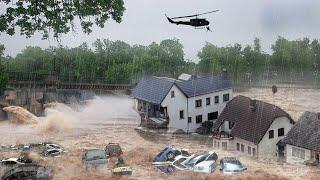 Germanys Rivers RAGING Evacuations & Millions in Damages - Bavaria Flooding