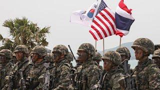 Thai US and South Korean Marines conduct amphibious assault training  Exercise Cobra Gold 2023