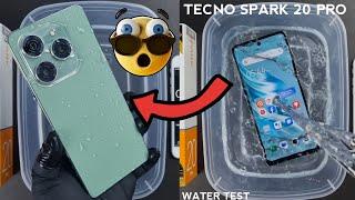 Tecno Spark 20 Pro iP53 Water Test  Spark 20 Pro Water Resistant Or Not???