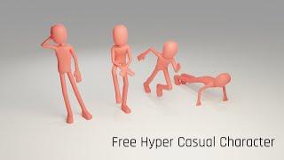 Free Hyper Casual Low poly Character