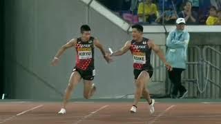 IAAF 2019 Japan Baton Pass Fail Koike to Kiryu