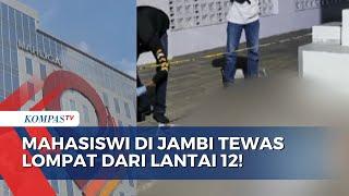 Diduga Depresi Mahasiswi Tewas Lompat dari Lantai 12 Gedung Bank di Jambi