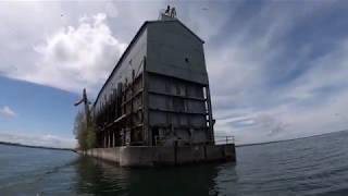 Alabaster MI Abandoned Offshore Gypsum Loading Dock