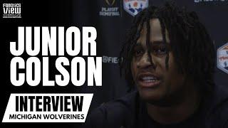 Michigans Junior Colson talks Jim Harbaugh Relationship TCU Impressions & Kendre Miller Challenge